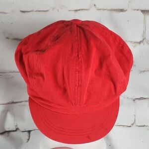 Red Newsboy Cap